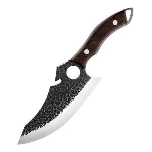 Steel Forging Ring Tactical Kitchen Knife Crimson Medea