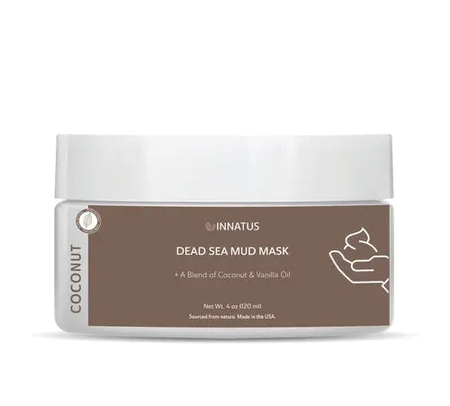 Dead Sea Mud Mask with Agave Coconut Oil – 4oz Detoxifying & Hydrating Crimson Medea