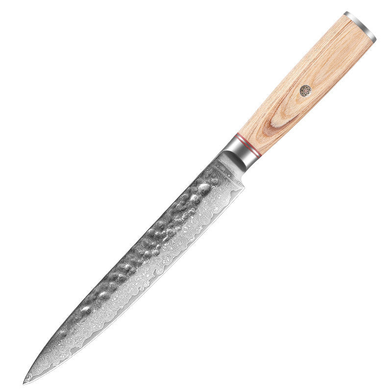 Damascus Steel Hand Kitchen Knife Pink Lucy