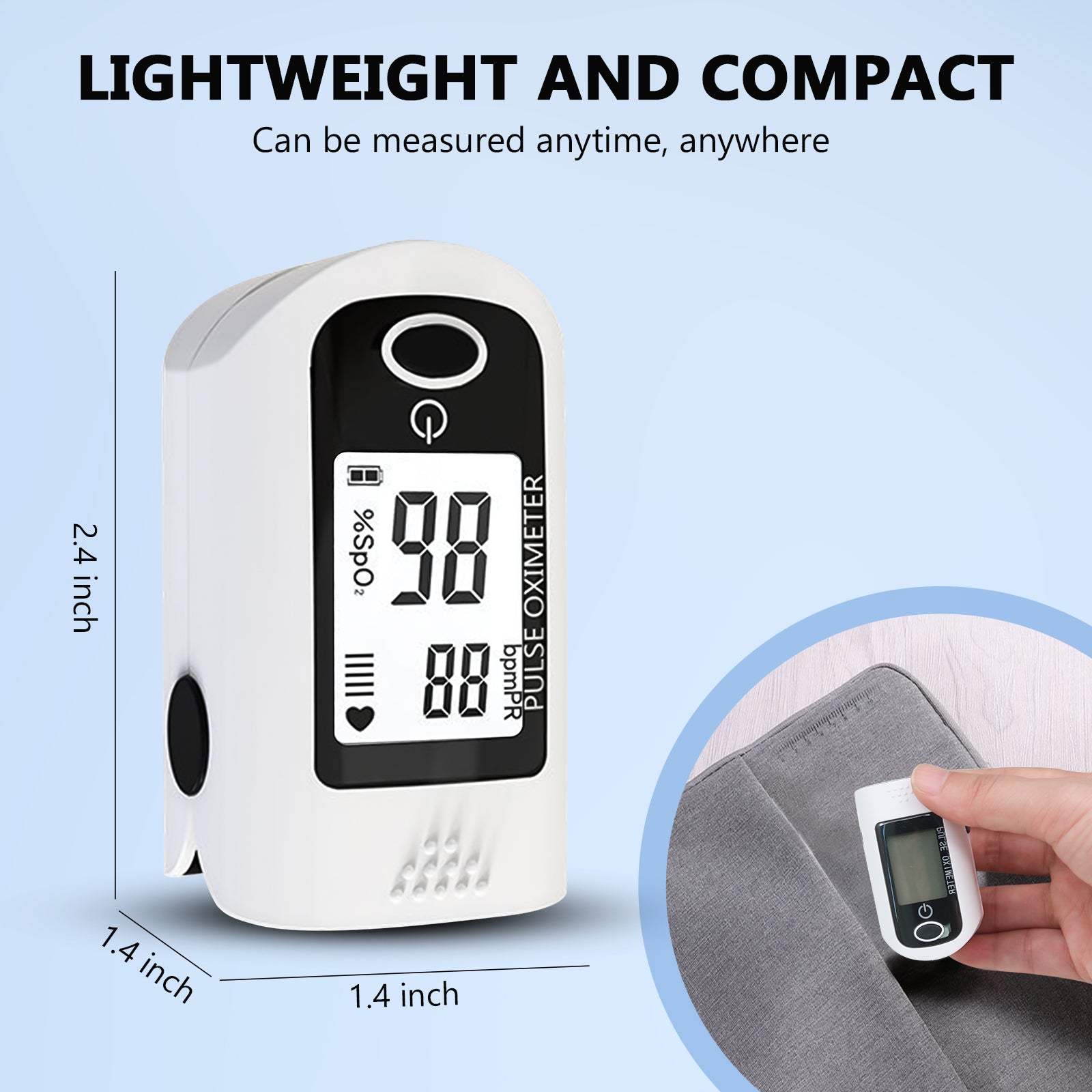 Real-Time Health Monitoring Kit with Forehead Thermometer & Blood Pink Iolaus