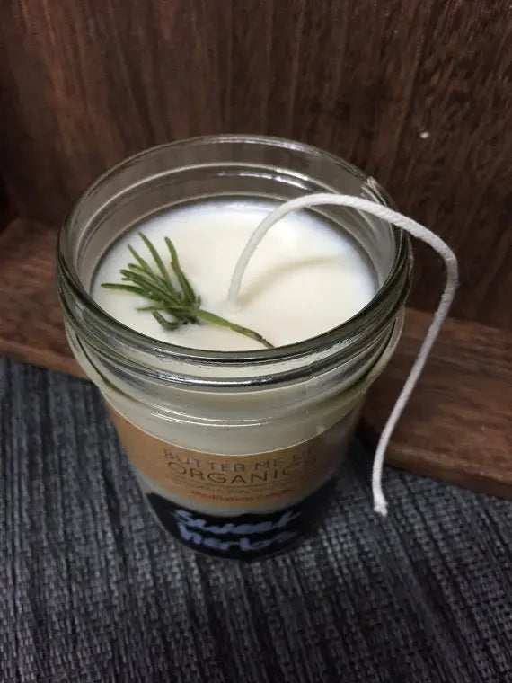 Soy Wax Essential Oil Candle Extra Long Burning White Smokey