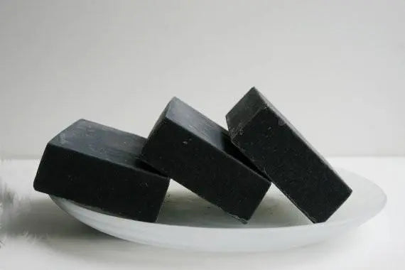 Unscented Activated Charcoal Soap Maroon Oliver