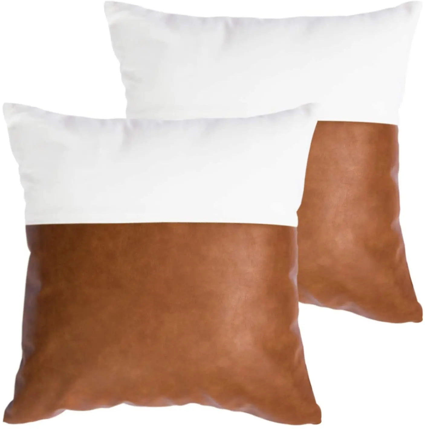 Vegan Leather Pillow Cover Magenta Charlie