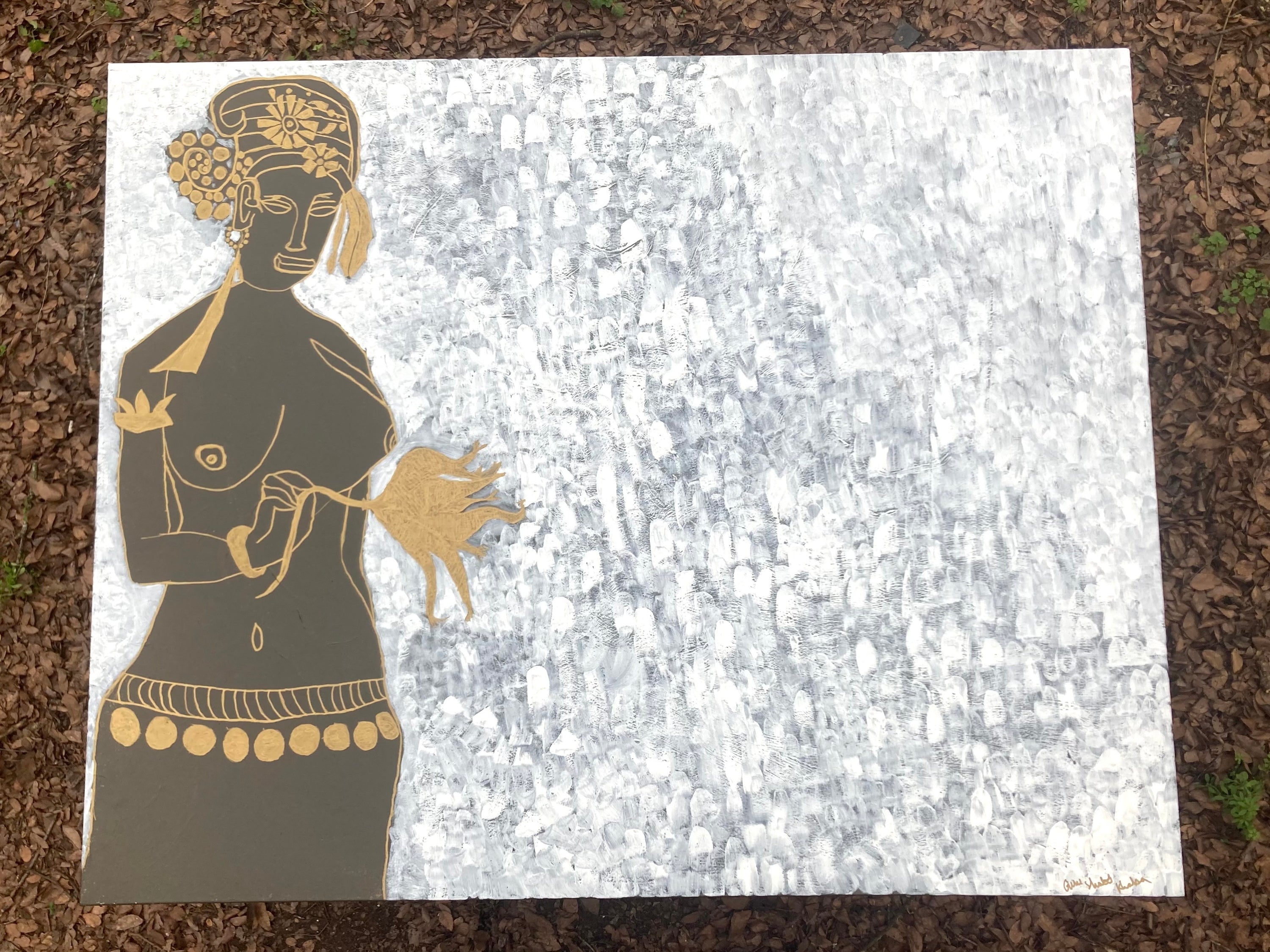 Winter gold Pear Angel