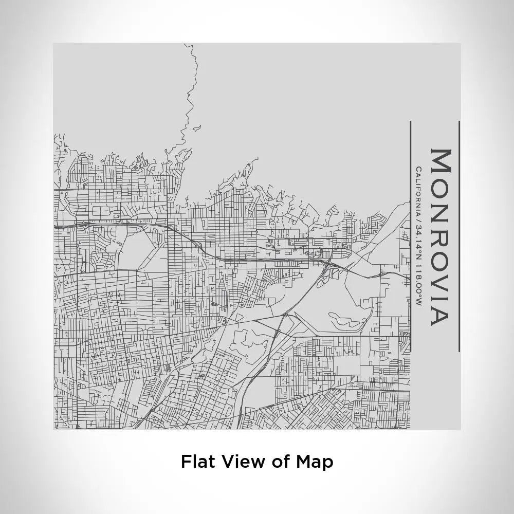 Monrovia - California Map Tumbler Cyan Castor