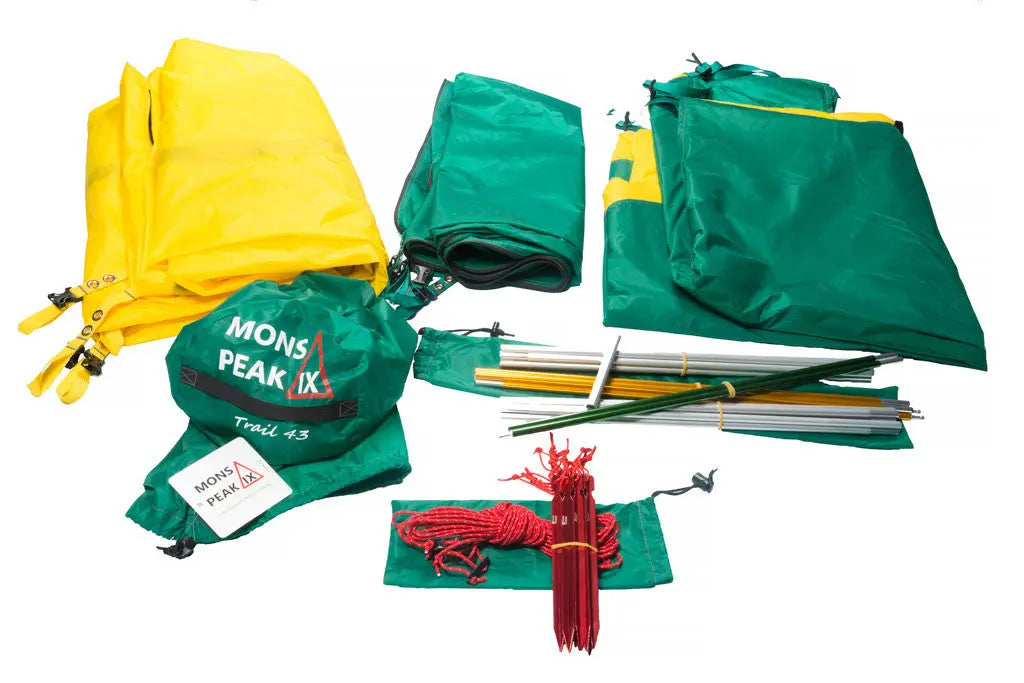 Trail 43 3 Person and 4 Person 2-in-1 Backpacking Tent Triangulum