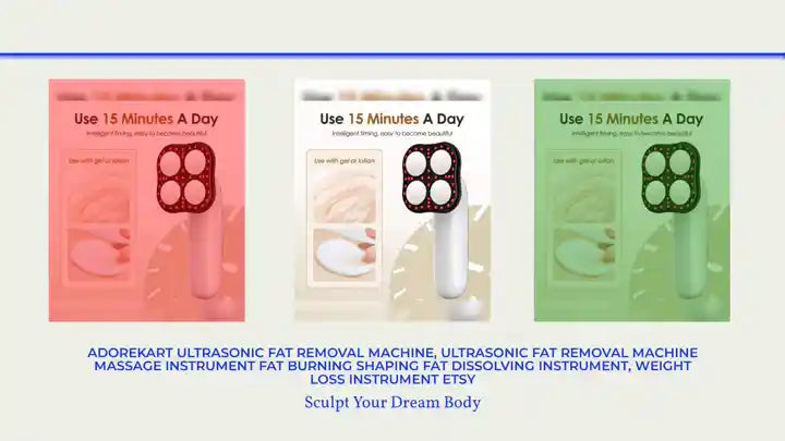 AdoreKart Ultrasonic Fat Removal Machine, Ultrasonic Fat Removal Machine Massage Instrument Fat Burning Shaping Fat Dissolving Instrument, Weight Loss Instrument ETSY by@Outfy
