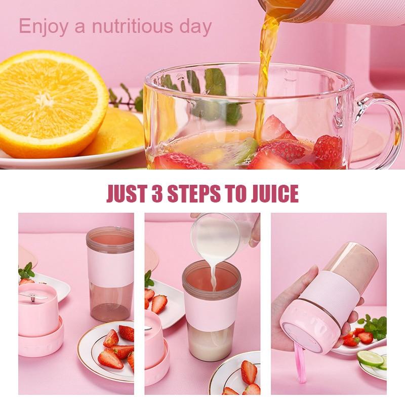 Portable Personal Juice Blender and Smoothie Maker Yellow Pandora