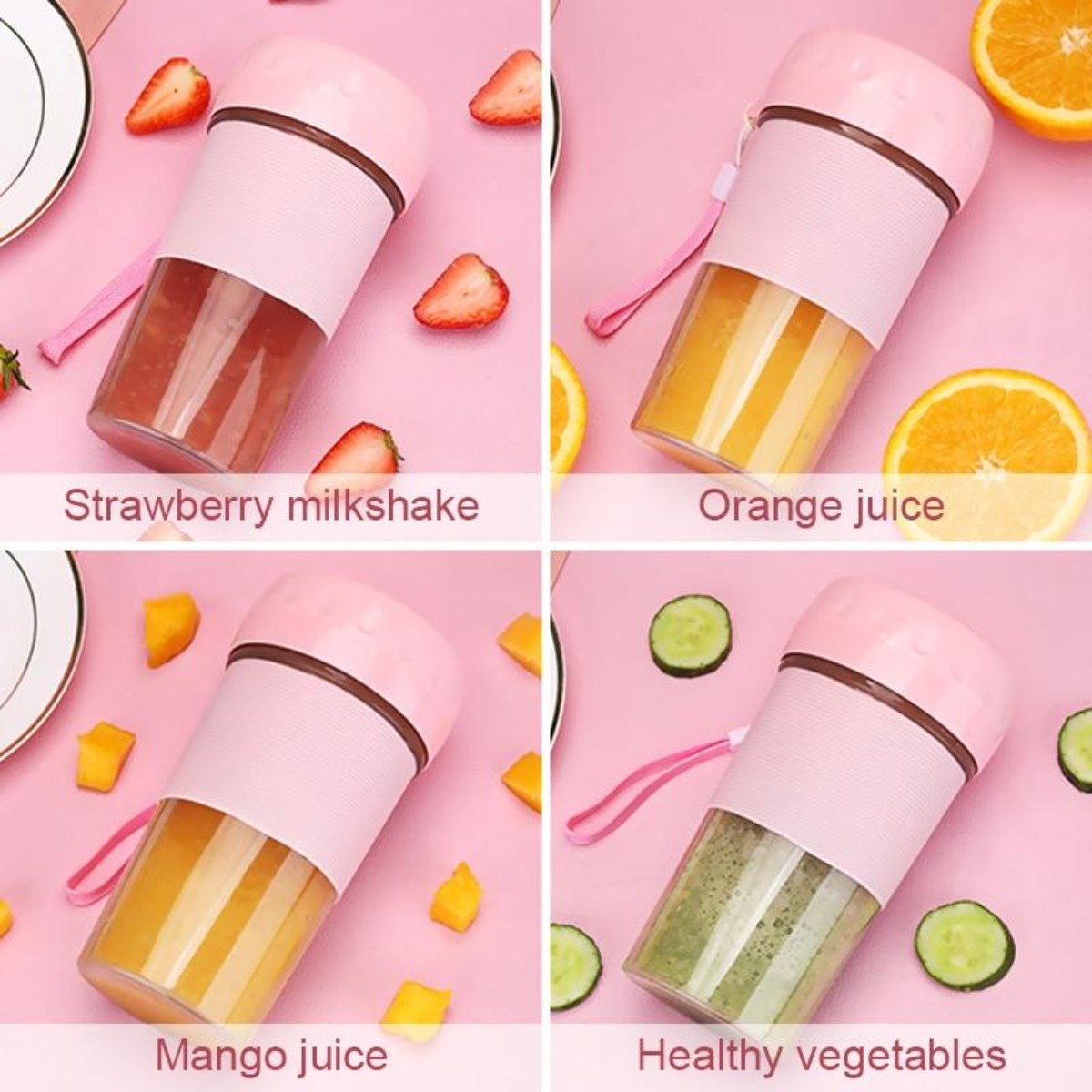 Portable Personal Juice Blender and Smoothie Maker Yellow Pandora
