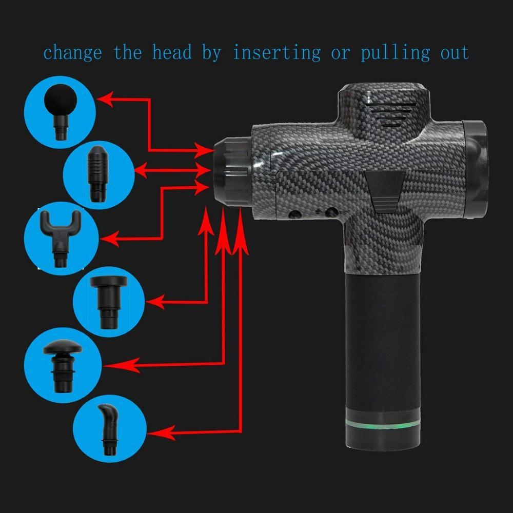 30 Speeds Premium 6 Heads  Handheld Massager Yellow Pandora