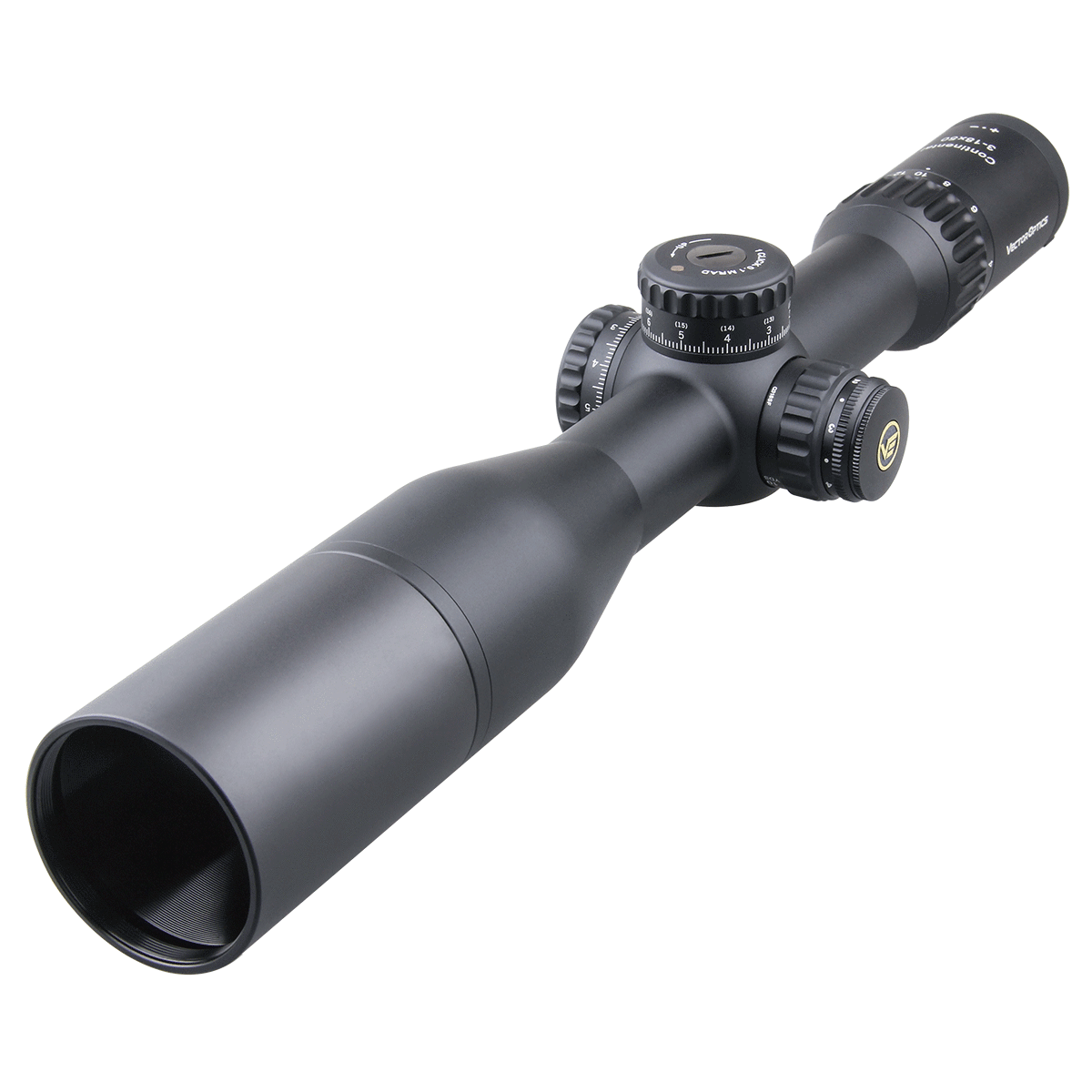 Vector Optics Continental 3-18x50 HD FFP Hunting Riflescope 1/10 MIL Yellow Angel