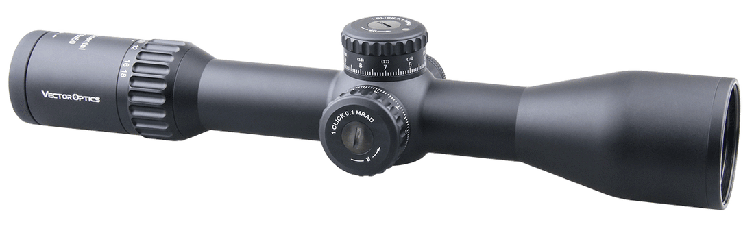 Vector Optics Continental 3-18x50 HD FFP Hunting Riflescope 1/10 MIL Yellow Angel