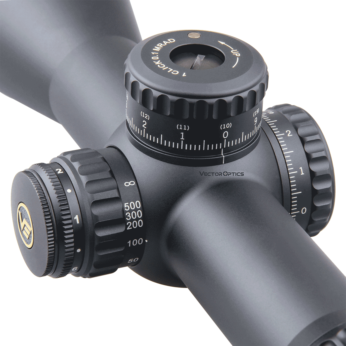Vector Optics Continental 3-18x50 HD FFP Hunting Riflescope 1/10 MIL Yellow Angel