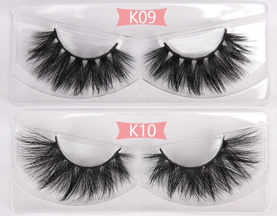 30 Pairs 3d Mink Lashes Wholesale Overseas 3D Mink Lashes Thick Long Yellow Angel
