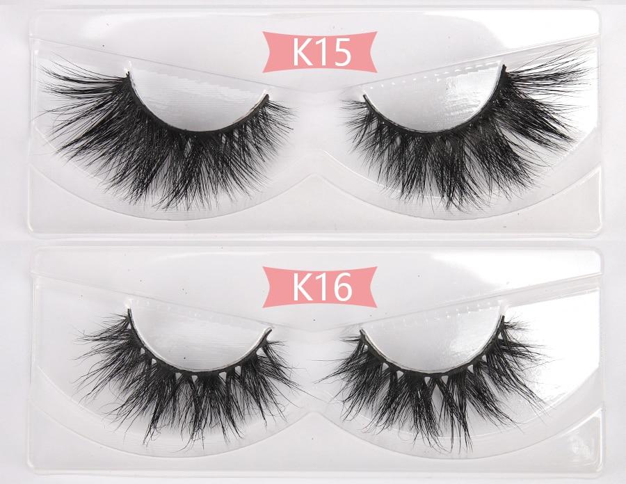 30 Pairs 3d Mink Lashes Wholesale Overseas 3D Mink Lashes Thick Long Yellow Angel