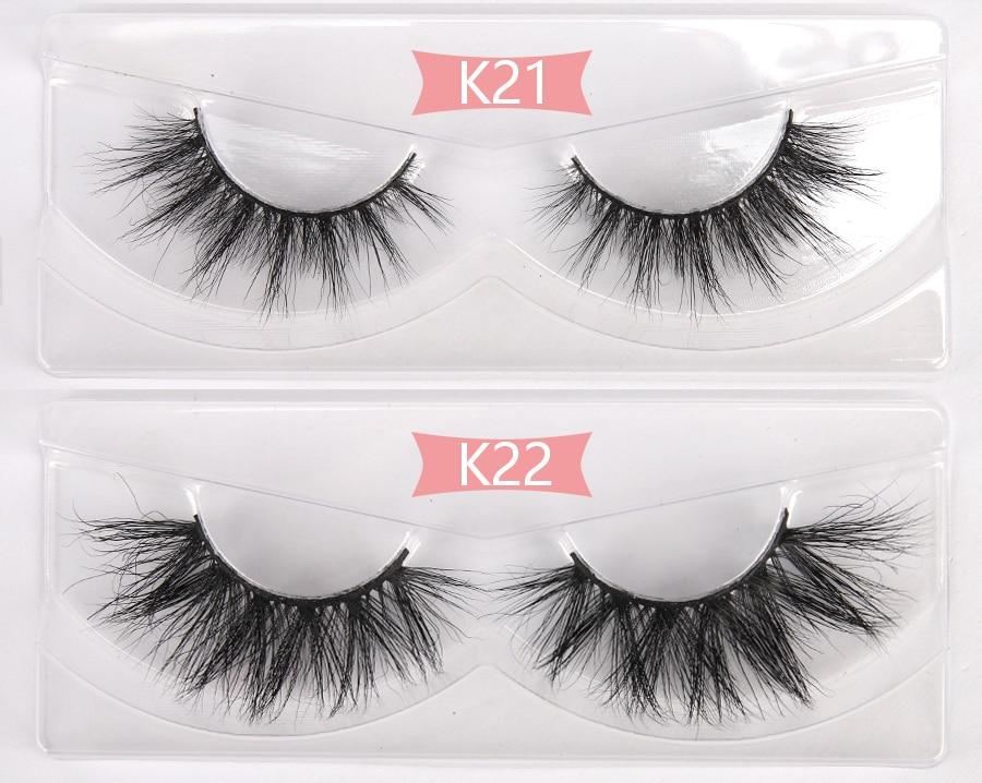 30 Pairs 3d Mink Lashes Wholesale Overseas 3D Mink Lashes Thick Long Yellow Angel