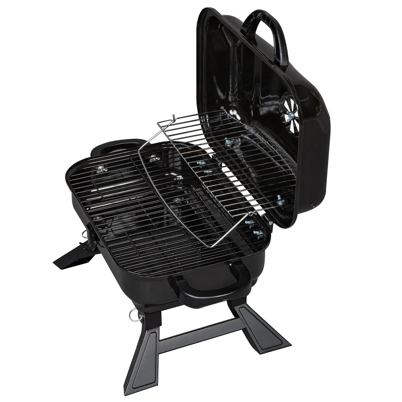 Portable Tabletop BBQ Charcoal Grill Yellow Pandora