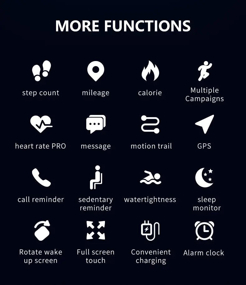 Smart Fit Sporty Fitness Tracker and Waterproof Swimmers Watch Salmon Lucky