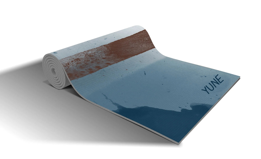 Yoga Mat | 6mm Thick | Tan | Non-Slip | Eco Friendly | Yune Yoga | Rose Sooty