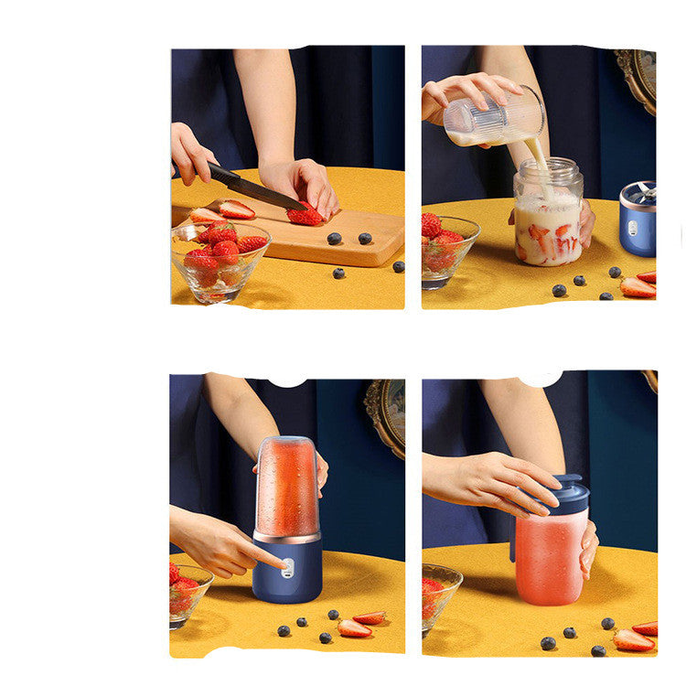 Portable Rechargeable Small Household Juice Cup Crimson Medea
