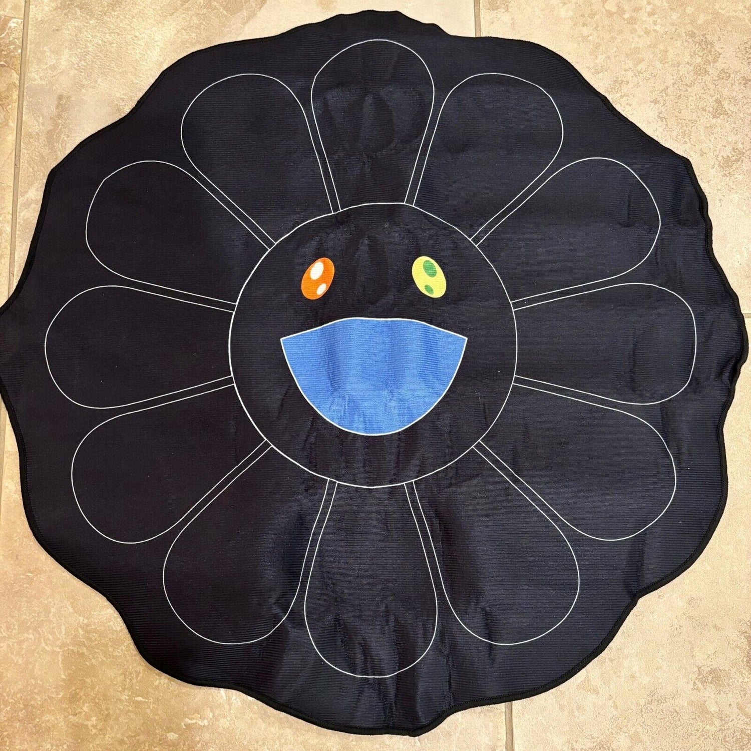 Sunflower Mat Cool Floor Rug Carpet Room Doormat Non-Slip Chair 80Cm