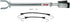 3005.3852 Straight Transom Saver with Roller Mount - 21" to 31"