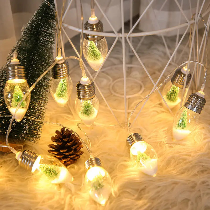 New LED Wishing Bottle String Lights Battery Powered Maroon Asteria