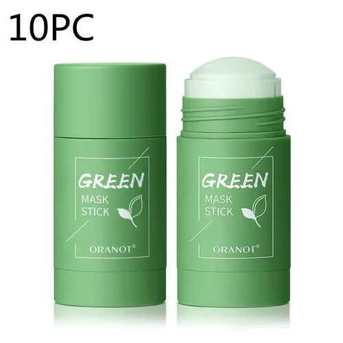 Green Tea Solid Mud Mask Moisturizing Deep Crimson Medea