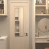 Gold 47 x 14IN Door mirror. Sangria Beech