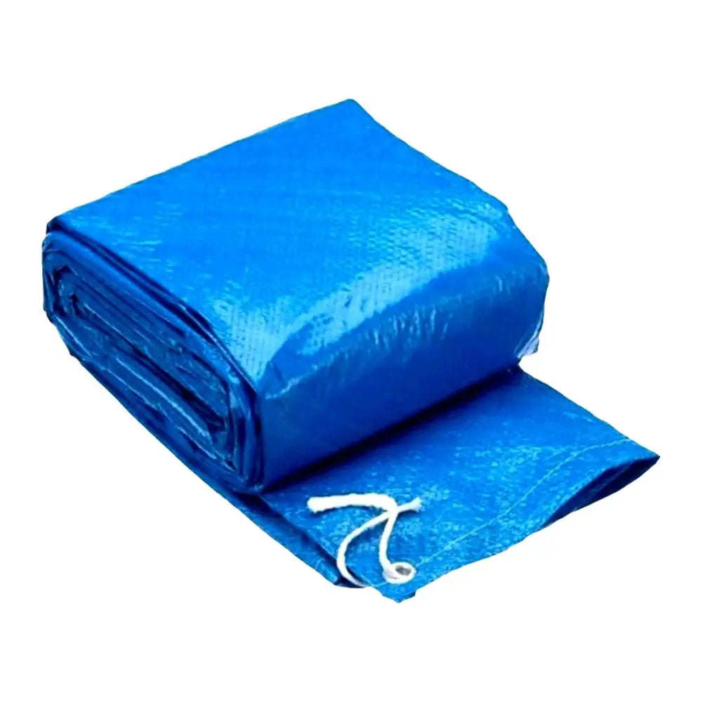New Swimming Pool Cover 183CM Blue Cloth Round Mat Maroon Asteria