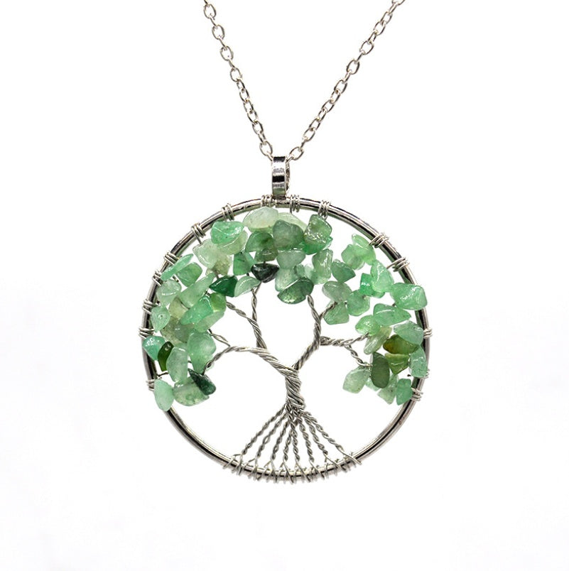 Kabala Life Tree necklace Pink Lucy