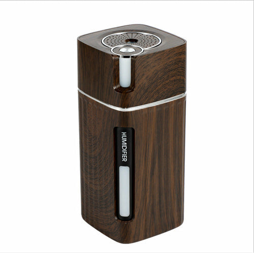 Ultrasonic Air Humidifier USB Mini Mist Maker LED Light Maroon Asteria