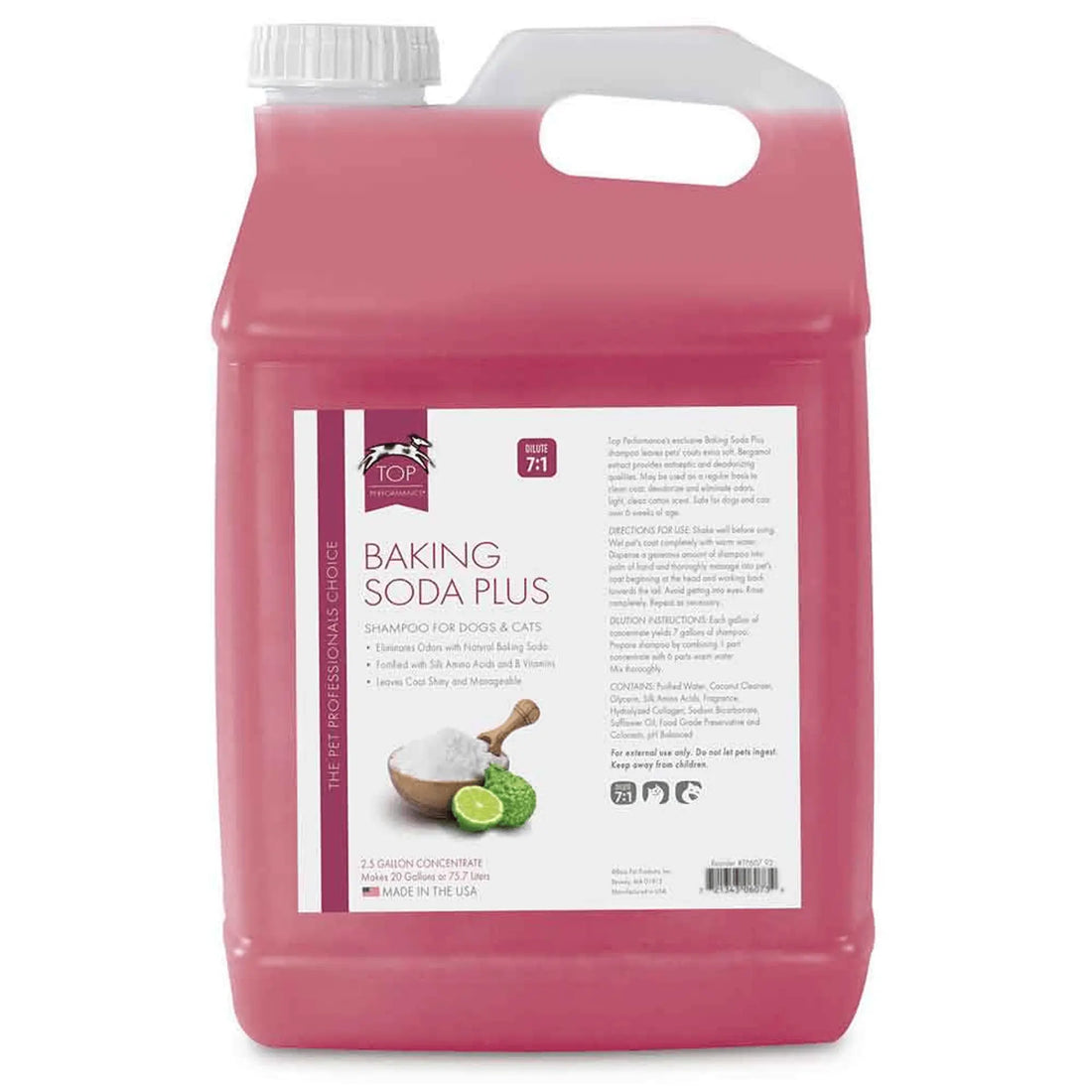 Premium 2.5 Gallon Baking Soda Plus Shampoo White Diomedes