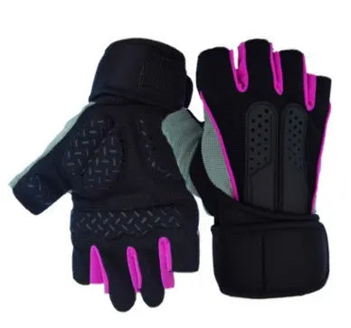 Unisex Tactical Weight Lifting Gym Gloves Pink Lucy