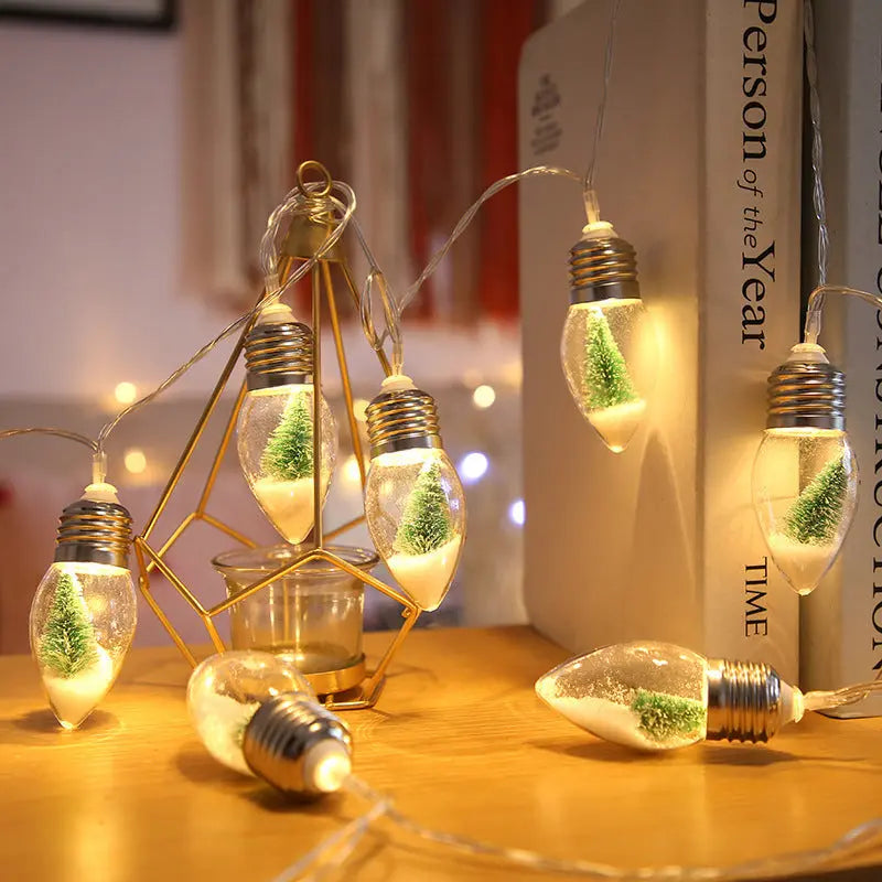 New LED Wishing Bottle String Lights Battery Powered Maroon Asteria