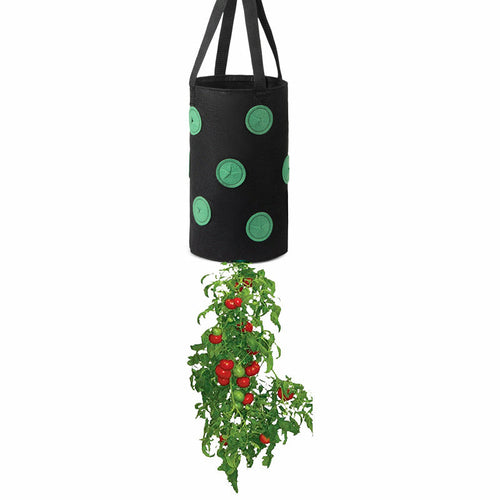 Strawberry Grow Bag Nonwoven Fabric Vertical Jardin Garden Maroon Asteria