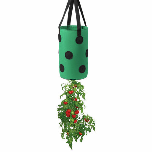 Strawberry Grow Bag Nonwoven Fabric Vertical Jardin Garden Maroon Asteria