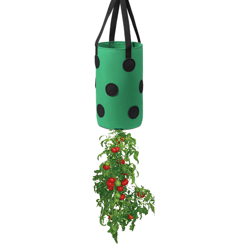 Strawberry Grow Bag Nonwoven Fabric Vertical Jardin Garden Maroon Asteria