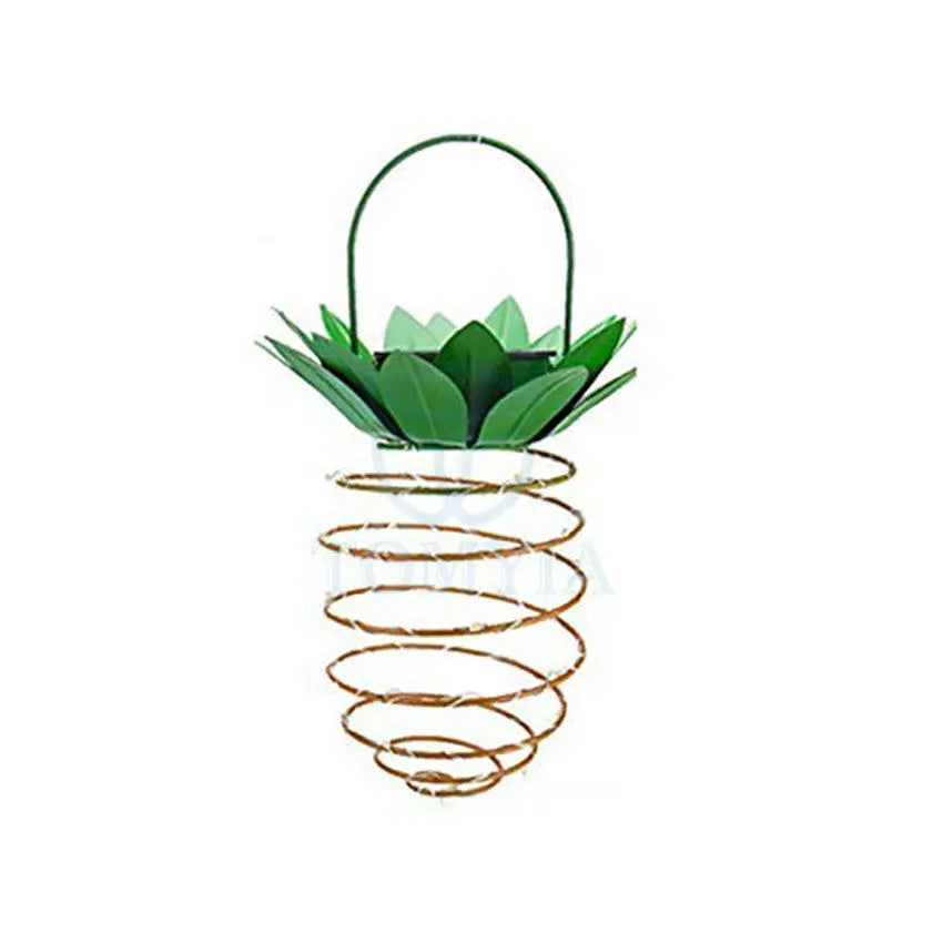 Outdoor Waterproof Garden Pineapple Solar Lights Path Lights Maroon Asteria