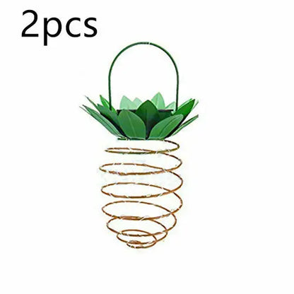 Outdoor Waterproof Garden Pineapple Solar Lights Path Lights Maroon Asteria
