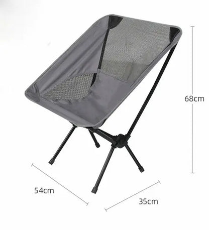 Ultralight Outdoor Folding Camping Chair Picnic Foldable Maroon Asteria