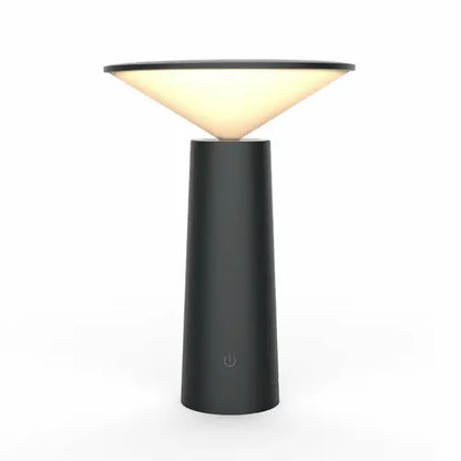 Rotating Lamp Head Three-color Light Charging Touch Maroon Asteria