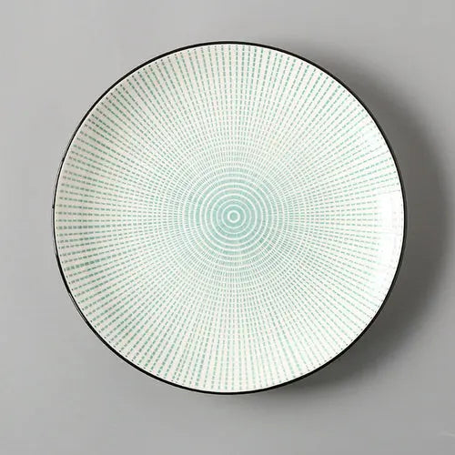 Home Creative Breakfast Plate Meal Plate Dinner Plate Sushi Tableware Crimson Medea