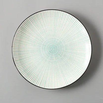 Home Creative Breakfast Plate Meal Plate Dinner Plate Sushi Tableware Crimson Medea