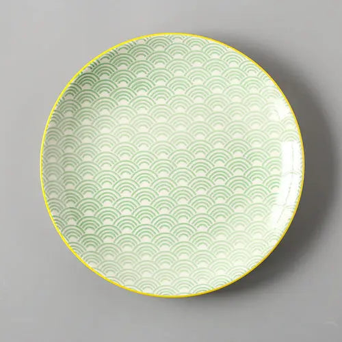 Home Creative Breakfast Plate Meal Plate Dinner Plate Sushi Tableware Crimson Medea