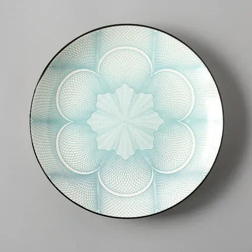 Home Creative Breakfast Plate Meal Plate Dinner Plate Sushi Tableware Crimson Medea