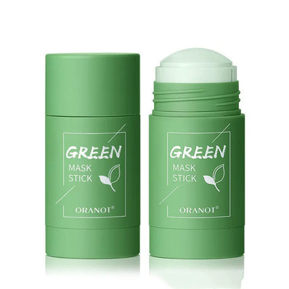 Green Tea Solid Mud Mask Moisturizing Deep Crimson Medea