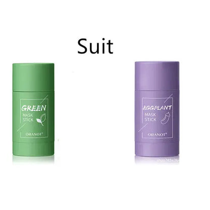 Green Tea Solid Mud Mask Moisturizing Deep Crimson Medea