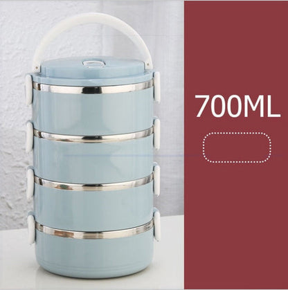 Cute Japanese Lunch Box For Kids School Portable Food Container Crimson Medea