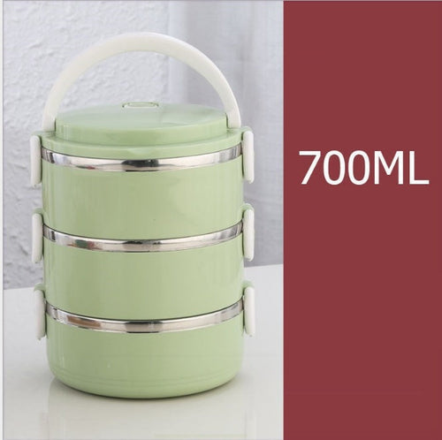 Cute Japanese Lunch Box For Kids School Portable Food Container Crimson Medea